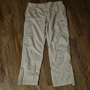 Talbots relaxed fit womens Khakis Size 10P EUC